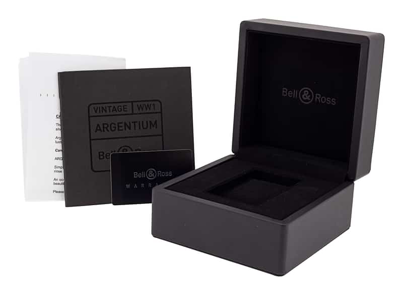 Bell and Ross Vintage WW1 BRWW1-ME-AG-SI/SCR